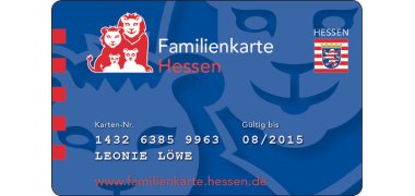 Frontalansicht Familienkatrte Hessen
